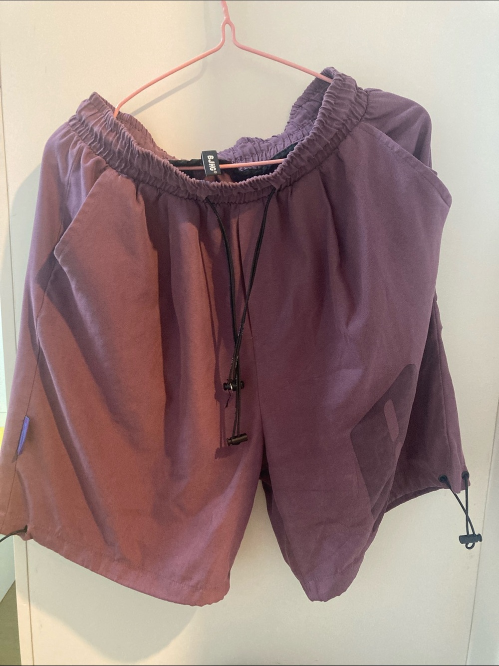 HUF Women's Plum Elastic-Waist Bermuda Shorts